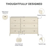 Farnsworth 6-Drawer Dresser - Ivory Oak