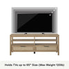 Wimberly TV Stand for TVs up to 65" with Faux Rattan - Natural