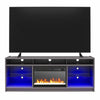 Luna Electric Fireplace TV Stand for TVs up to 65" - Graphite Grey