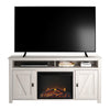 Farmington Electric Fireplace TV Console for TVs up to 60", Ivory Oak - Ivory Oak