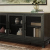 Tess TV Stand for TVs up to 65" - Black Oak