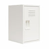 Casey Kids Stackable Mini Metal Storage Locker - White