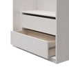 Perry Park Modular Bundle with Extra Wide Wardrobe and 2 Flat Door Kits - Ivory Oak