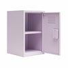 Casey Kids Stackable Mini Metal Storage Locker - Lavender