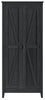 Farmington 31.5" Wide Storage Cabinet, Black Oak - Black Oak