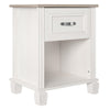 Rue Lane Nightstand - Ivory Oak