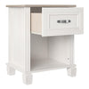 Rue Lane Nightstand - Ivory Oak