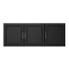 Kendall 54" Wall Cabinet, Black - Black