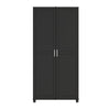 Callahan 36" Utility Storage Cabinet, Black - Black