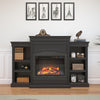 Lamont Mantel Fireplace, Black - Black