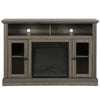 Chicago Electric Fireplace TV Console for Flat Screen TVs up to a 50", Medium Brown - Medium Brown