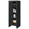 Farmington Storage Cabinet, Black Oak - Black Oak