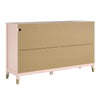 Westerleigh 6-Drawer Dresser - Pink (Pale Dogwood)