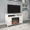 Farmington Electric Fireplace TV Console for TVs up to 50", Ivory Oak - Ivory Oak