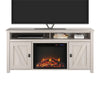 Farmington Electric Fireplace TV Console for TVs up to 60", Ivory Oak - Ivory Oak