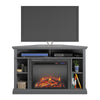 Overland Electric Corner Fireplace for TVs up to 50", Graphite Gray - Graphite Grey