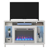 Lumina Fireplace TV Stand for TVs up to 48", White - White - 46”-50”