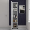 Lory 16" Utility Storage Cabinet, Dove Gray - Dove Gray