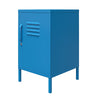 Cache Metal Locker Style Living Room End Table, Bright Blue - Bright Blue