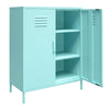 Cache 2 Door Metal Locker Storage Cabinet - Spearmint