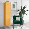 Cache Cache 1-Door Tall Single Metal Locker Style Storage Cabinet, Yellow - Yellow