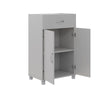 Lory 24" 1 Drawer/2 Door Base Storage Cabinet, Dove Gray - Dove Gray
