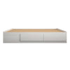 Ameriwood Home Full Platform Bed with Drawers, Ivory Oak - Ivory Oak - Full