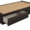 Ameriwood Home Twin Platform Bed with Drawers, Espresso - Espresso - Twin