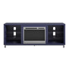 Lumina Deluxe Fireplace TV Stand for TVs up to 70", Navy - Navy - 66”-70”