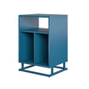 Regal Turntable Stand / End Table, Blue - Blue