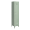 Mission District Single Metal Locker Storage Cabinet - Pale Green