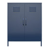 Bradford 2 Door Metal Locker Storage Cabinet - Navy