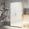 Camberly 36" Utility Storage Cabinet - Ivory Oak