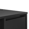 Ravelston Computer Desk and Cabinet Combo with Wireless Charging Port, Black - Black