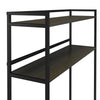 Beverly Over-The-Bed Storage for Twin & XL Twin Beds, Espresso/Black - Espresso