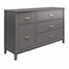 Stella Wide Dresser, Graphite Gray - Graphite Grey