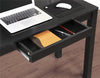 Parsons Computer Desk with Drawer - Black