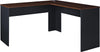 The Works L Desk - Cherry - N/A