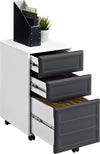 Pursuit Mobile File Cabinet, Gray - Gray - N/A