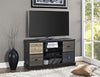 Mercer TV Console with Multicolored Door Fronts for TVs up to 50", Black - Black - N/A