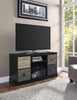 Mercer TV Console with Multicolored Door Fronts for TVs up to 50", Black - Black - N/A