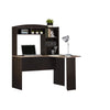 Sutton L Desk with Hutch - Espresso - N/A