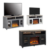 Carver Electric Fireplace TV Stand for TVs up to 60" - Black - N/A