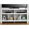 Woodcrest TV Stand for TVs up to 55", White - White - N/A