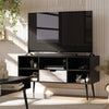 Copley TV Stand for TVs up to 55", Black Oak - Black Oak - N/A