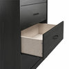 Emery 5 Drawer Dresser, Black Oak - Black Oak - N/A