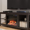 Melville Electric Fireplace Console TV Stand for TVs up to 74" - Espresso
