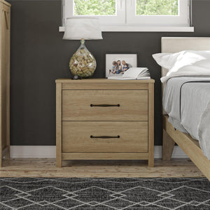 Augusta 2 Drawer Nightstand with Easy SwitchLock™ Assembly - Natural