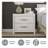 Augusta 2 Drawer Nightstand with Easy SwitchLock™ Assembly - Natural