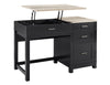Carver Lift Top Desk - Black - N/A